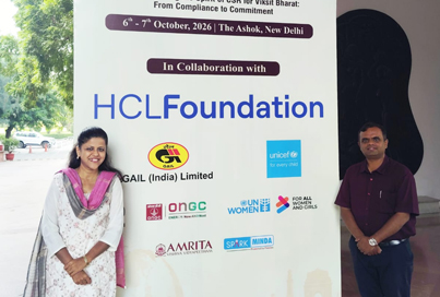 Deepastambha representatives at the national CSR conference in New Delhi