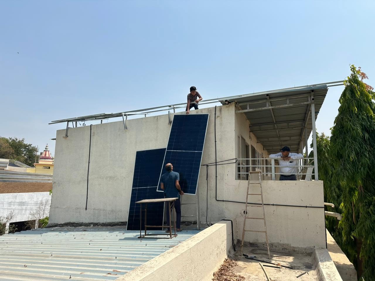 Solar energy for a school
